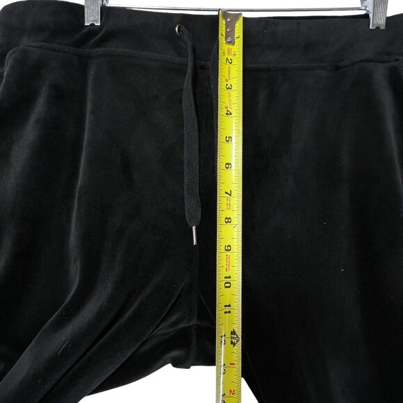 Gloria Vanderbilt Velour Velvet Tracksuit Set Full Zip Hoodie Drawstring Pants L - Picture 13 of 16